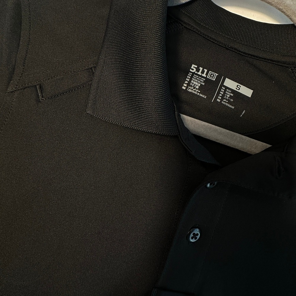 5.11 Tactical‎ Performance Short Sleeve Polo Mens Size S Moisture Wick Quick Dry - Picture 3 of 9
